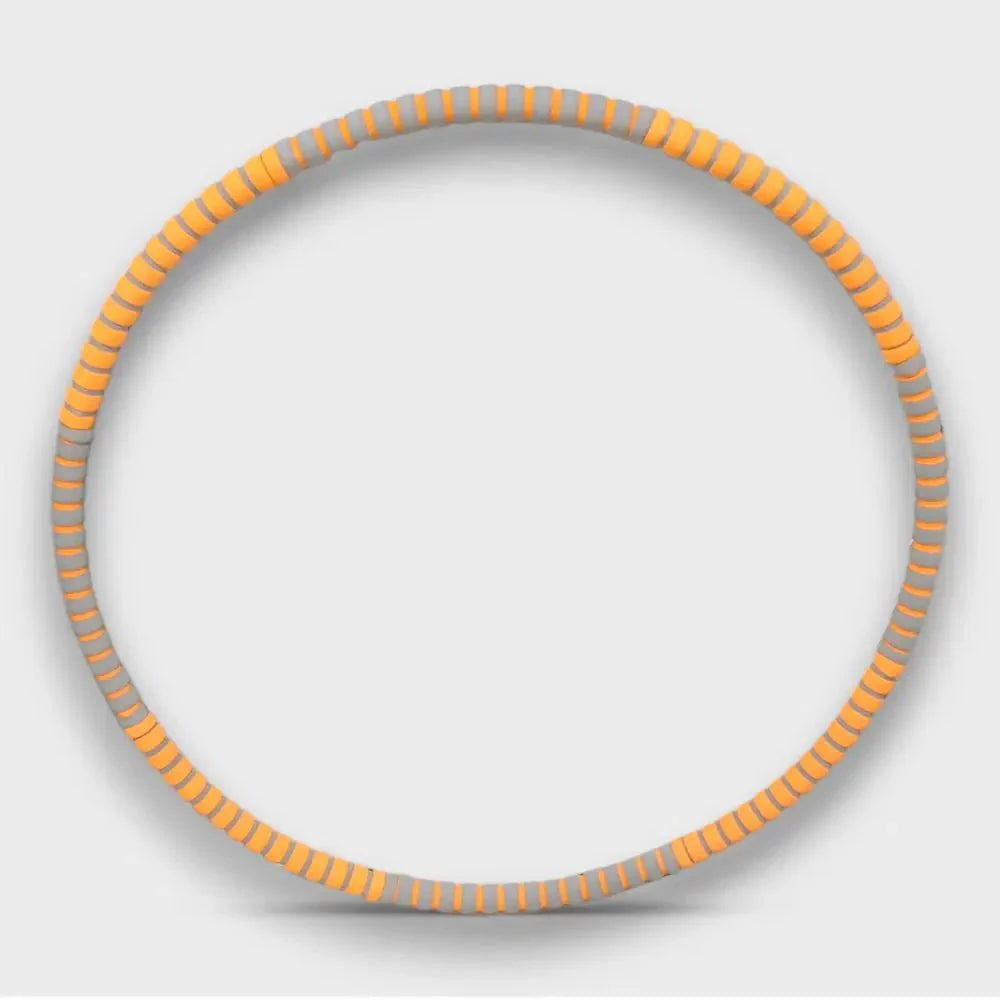 Hoola Hoop Reifen Hula Hoop Reifen orange/grau / befüllbar / ca. 86 cm Durchmesser // B - Ware steht im Laden von Retourify