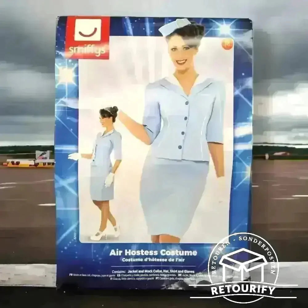 Faschingskostüme Smiffys sexy Stewardess Kostüm, Größe M // B - Ware steht im Laden von Retourify